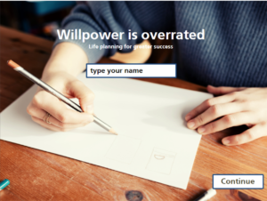Willpower course
